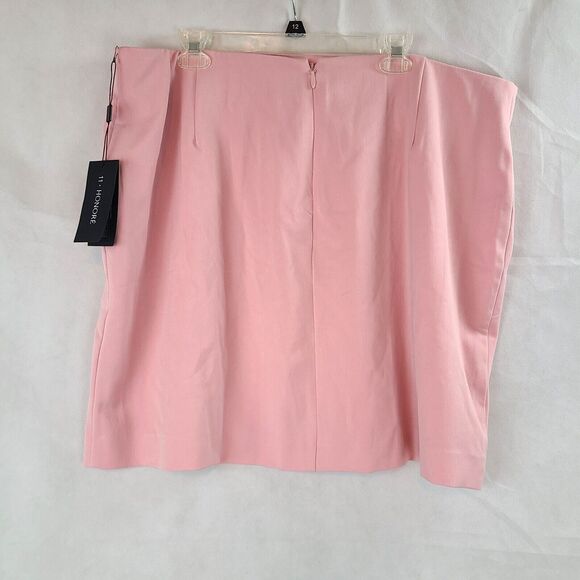 New 11 Honoré Women's (22) Pink Lined Mini Pencil Skirt MSRP $128 - Picture 7 of 11